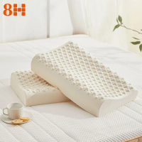 High quality Latex Pillow Thailand Massage Remedial Neck Pain Protect Cervical Health Care Orthopedic Pillows For Sleeping