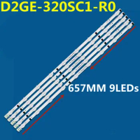 10PCS 657MM LED Backlight Strip For Sha rp 32' D2GE-320C1-R0 BN96-28489A UE32F4000 UE32F5000 UE32F5500 UE32F5700 CY-HF320BGSV1H