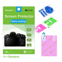 Deerekin HD Nano-coating Screen Protector for Olympus OM-D E-M1, E-M1 Mark II, E-M5 Mark II, E-M10 Mark IV II III Digital Camera