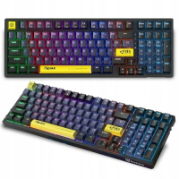 Onikuma Mechanical RGB  Gaming Keyboard 電競機械遊戲鍵盤 G38 - 黑色 / 茶軸