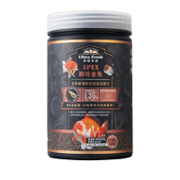 【Ultra Fresh 鮮蝦食譜】APEX金魚-全季節濃郁色揚成長脆片1150ml(金魚飼料 蘭壽飼料 獅頭 色揚 魚飼料)