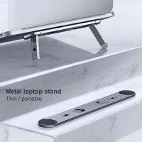 Universal Laptop Riser Stand for Macbook Pro 13 15 Air Lenovo Samsung Notebook Cooling Pad Invisible Laptop Bracket Stands