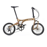 【Birdy】Ⅲ Touring 內3x外8 24速18吋公路車幾何前後避震折疊腳踏車-銀沙棕(古銅金 鳥車 三代鳥)