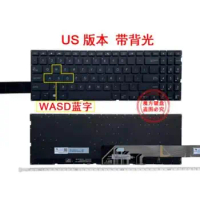 US Keyboard for Asus Mars15 X571G GT X571U K571 X571F F571G VX60GT VX60G F571 backlit(blue WSAD)