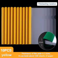 【Ship in 24H】Thickened A4 Slide Binder File Transparent Folder File Storage Slot File School Book St