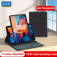 ASH Backlit Keyboard Case for Huawei Matepad 11 2021 for Matepad Pro 11 2022 Smart Rotation Flip Case Detachable Soft Cover