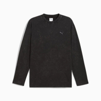 【PUMA】長袖上衣 男 大學T 歐規 Future Archive Dye 黑 62968801