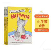 6 Books/set I Can Read The Original English Picture Story Book Mittens Books for Kids in English