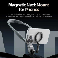 TELESIN Strap Kalung Magnetic Neck Mount for Smartphone - MNM-001