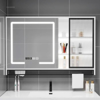 Modern Smart Bathroom Mirror Cabinet for Home Storage Bathroom Mirror Minimalist Wall-mounted Bath Mirrors Bedroom Vanity Mirror