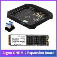 Raspberry Pi 4 Argon ONE M.2 SATA / NVME Expansion Board USB 3.0 to M.2 512G 128G SSD Adapter Base for Argon ONE M.2 / V2 Case