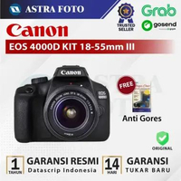 CANON EOS 4000D / CANON 4000D KIT 18-55mm III GARANSI 1 TAHUN