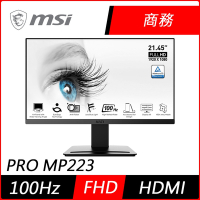 MSI微星 PRO MP223 22型 FHD VA商用螢幕