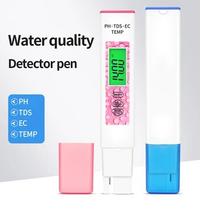 TDS Meter Digital Water Tester PH EC TEMP Meter Drinking Water Quality Analyzer Monitor Filter Rapid Test Aquarium Hydroponics