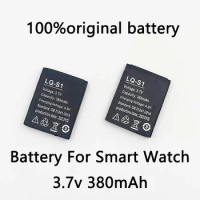 380mAh LQ-S1 3.7V Smartwatch Battery Rechargeable Li-ion Polymer Battery Replacement for DZ09 U8 A1 GT08 V8 Smart Watch