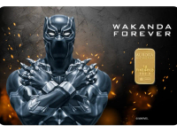 ZIOZ EMPIRE Aurora Italia Gold Bar 1g (Au 999.9) Emas - Marvel Black Panther Wakanda Forever Limited