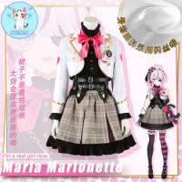 [Customized] Vtuber Nijisanji EN ILUNA Maria Marionette Cosplay Costume Halloween Sixth Women Outfits Anime Game Suits