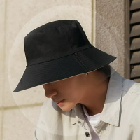 男士漁夫帽夏季大頭圍帽子日系雙面大帽檐遮陽帽防曬帽太陽帽夏天
