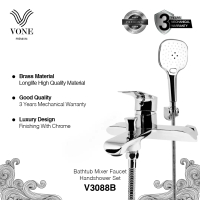 VONE Kran Bathtub Mixer Keran Shower Panas Dingin Set V3088B ( VONE PREMIUM )
