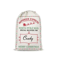 Custom Santa Sack North Pole Express Santa Delivery Sack Christmas Gift Bag Christmas Gift Bag For Kids Santa Sack For Gift
