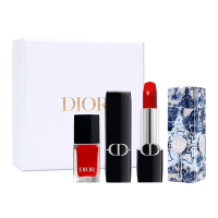 Dior 迪奧 經典紅唇指彩組 (藍星唇膏#999 3.5g + 指甲油#999 7ml)