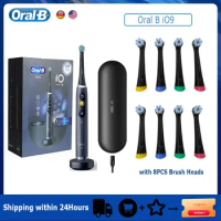 Oral B Electric Toothbrush iO9 Bluetooth Automatic Micro-vibrating Tech Teeth Whitening with Brush Head Rechargeable Travel Box