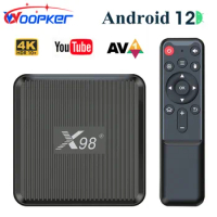 Woopker X98Q Smart TV Box Android 11 Amlogic S905W2 2GB 16GB H.265 HDR 10+ AV1 HD Media Player Dual Wifi 4K Youtube Set Top Box