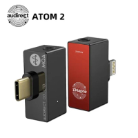 Hilidac Audirect Atom2 MQA HiFi Portable USB DAC/AMP ES9281AC DSD512 32Bit/ 768KHZ Type C/ Lightning Atom 2 Decoder Amplifier