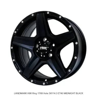 Velg racing HSR LANDMARK ring 17 for toyota innova rush terios hrv dll Semi Matte Black