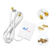 3G 4G LTE Router Huawei Antenna Indoor and Outdoor Cell Phone Signal Amplifiers 700-2700MHz SMA TS9 CRC9 Connector 2m Cable