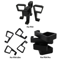 4pcs Cooling Horizontal Version Bracket for PS4/Slim/Pro Console Plastic Anti-Slip Cooling Leg for PlayStation4 Slim Pro Console