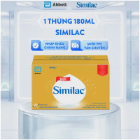 【Hot trend】 Thùng 48 hộp sữa Similac 5G pha sẵn chính hãng hương vani 180ml