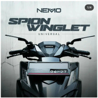 (BISA COD) NEMO Spion Winglet (1367-6) Model Rizoma Universal Kaca Cembung PREMIUM