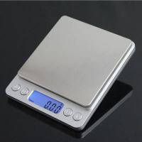 Cân tiểu ly điện tử độ chính xác cao sai số 0.1g cân thực phẩm nhà bếp trọng lượng cân tối đa 1000G