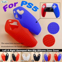 PS5 Anti-slip Grip Handle Silicone Cover Game Handle Protective For PlayStation 5 Controller Left Right Gamepad Rubber Case