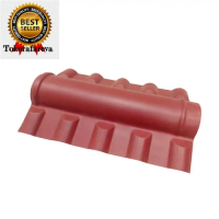 Zehn Aksesoris Genteng Roma Ridge Unit Upvc Asa Cokelat