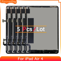 5Pcs LCD For Apple iPad Air 4 4th Gen 2020 A2324 A2316 A2325 A2072 Screen Display Assembly Combo Panel Replacement 100% Tested