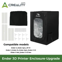 CREALITY Ender 3D Printer Enclosure-Upgrade Fire Retardant Easy to Install for Ender-3 Ender-3 Pro Ender-3 V2/Ender-3 Neo_V2 Neo