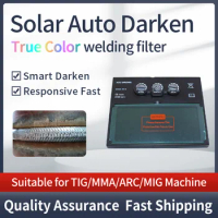 Welding Accessories Solar Auto Darkening True color Welding Filter/Lens of TIG MMA MIG MAG Welder Cap Welding Machine
