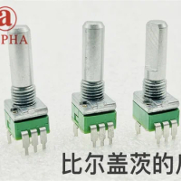 1 PCS ALPHA precision single potentiometer B10K power amplifier Pioneer mixing console volume shaft length 20mm