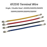 100pcs KF2510 Terminal Electronic Wire 2.54mm Connecting Line Single Double Head Crimping Cable 100/200/300/400/500mm