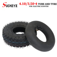 Motorcycle 4.10/3.50-4 10 Inch Inner Tube Outer Tyre For Electric Scooter Wheel ATV Tire