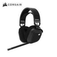 海盜船CORSAIR HS80 RGB無線輕量電競耳機麥克風(碳黑)
