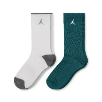 Nike 襪子 Jordan Lightweight 大童 長襪 白 灰 綠 中筒 喬丹 JD2343024GS-001
