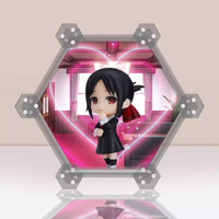 【AOWOBOX】Good Smile 黏土人 輝夜姬想讓人告白 1288 四宮輝夜 主題 六角形 磁吸 展示盒