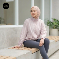ale active Jaket Olahraga Wanita Muslimah / Jaket Jogging Anti Uv all size