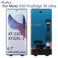 Original For Motorola Moto Edge 30 ultra XT-2201 LCD Edge X display Touch Panel Screen Digitizer For Moto X30 Pro XT2241-1 LCD
