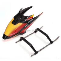 V913-27 Canopy Head Cover + V913-24 Landing Skid Gear Spare Parts For WLTOYS Alloy V913 70cm 2.4G 4CH With Gyro RC Helicopter