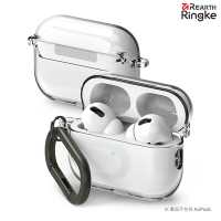 【Ringke】Apple AirPods Pro 2 [Hinge] 透明防摔保護殼（附登山扣）