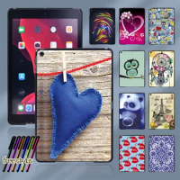Tablet Hard Shell Case for Apple IPad 8 2020 8th Generation 10.2 Inch Tablet Drop Resistant Protective Case + Free Stylus